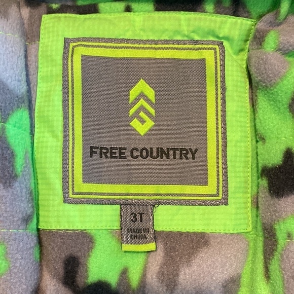 Free Country Fleece Lined Winter Jacket Size 3T in EUC - Picture 8 of 10